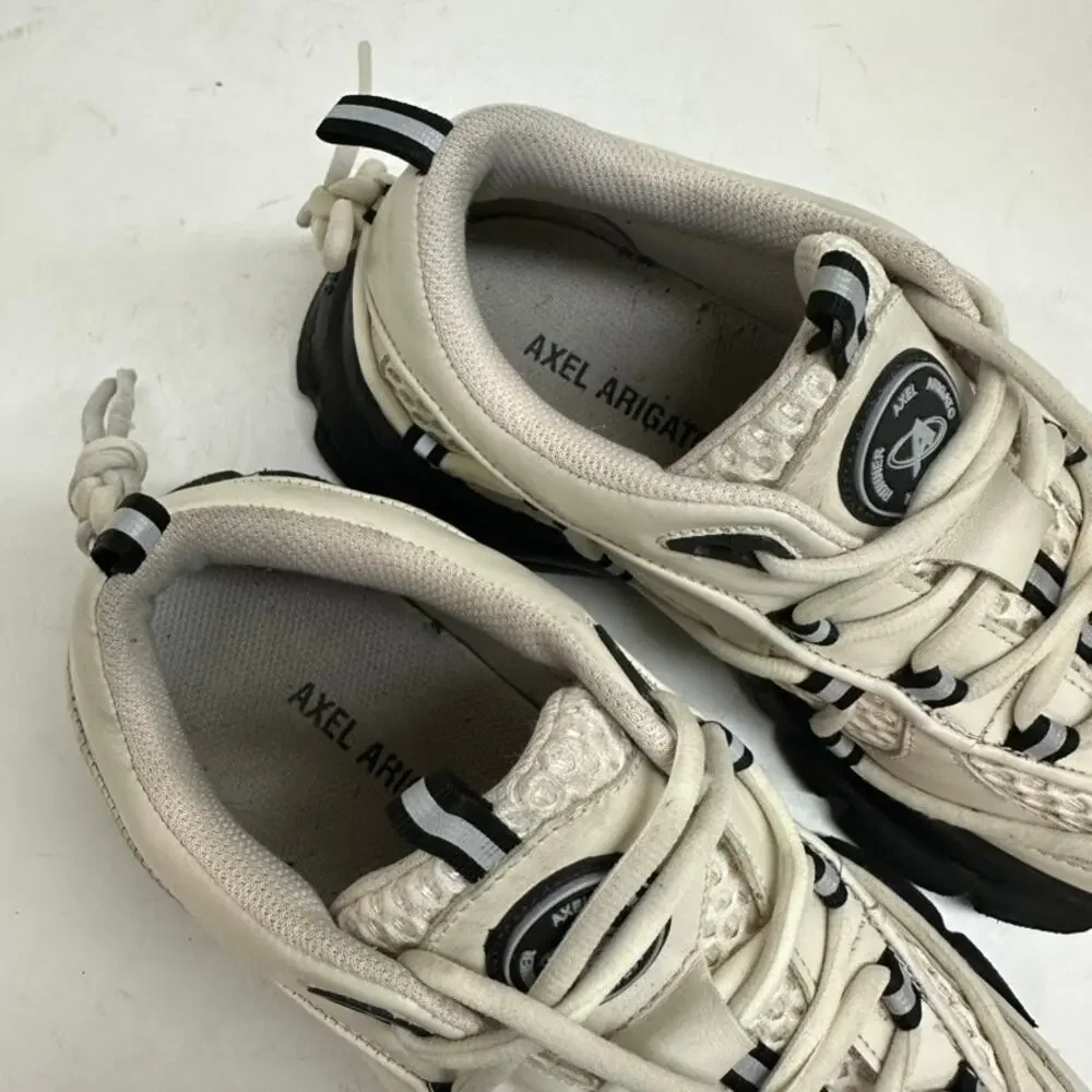 VERY GOOD Axel Arigato Marathon Runner Platform Sneaker 40.33075 Cream/Black 7 - Picture 9 of 13